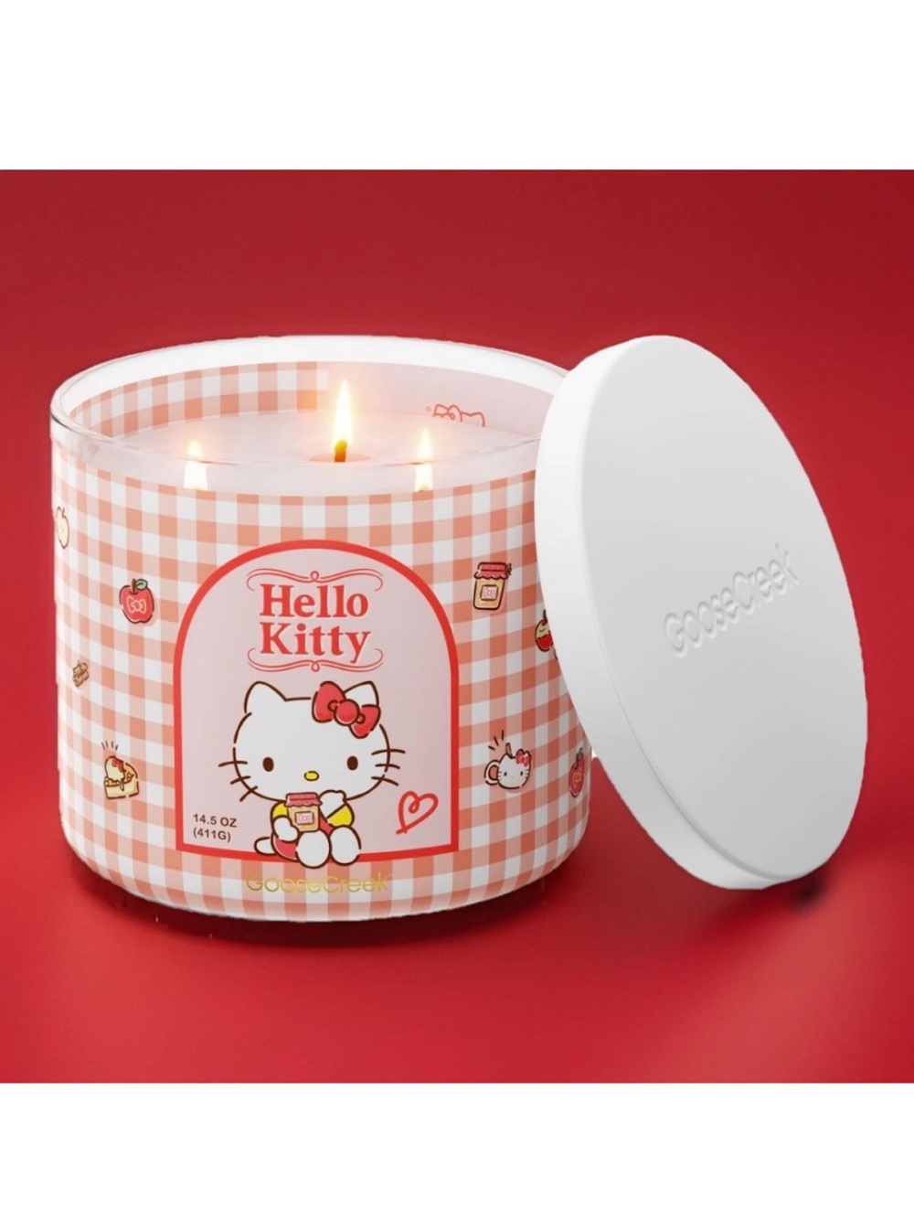 Goose Creek 3-Wick Candle- Hello Kitty   (14.5 oz)